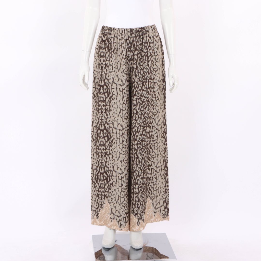 Elisa Cavaletti Leopard Print Pants Size IT 44 | AU 12