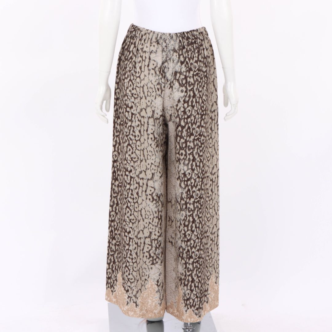 Elisa Cavaletti Leopard Print Pants Size IT 44 | AU 12