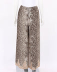 Elisa Cavaletti Leopard Print Pants Size IT 44 | AU 12