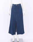 Maje Jerry Denim Maxi Skirt Size FR 38 | AU 10