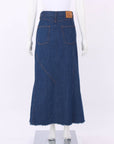 Maje Jerry Denim Maxi Skirt Size FR 38 | AU 10