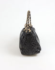 Chanel Vinyl Rock and Chain Bowler Bag Size Medium