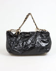 Chanel Vinyl Rock and Chain Bowler Bag Size Medium