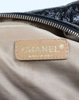 Chanel Vinyl Rock and Chain Bowler Bag Size Medium