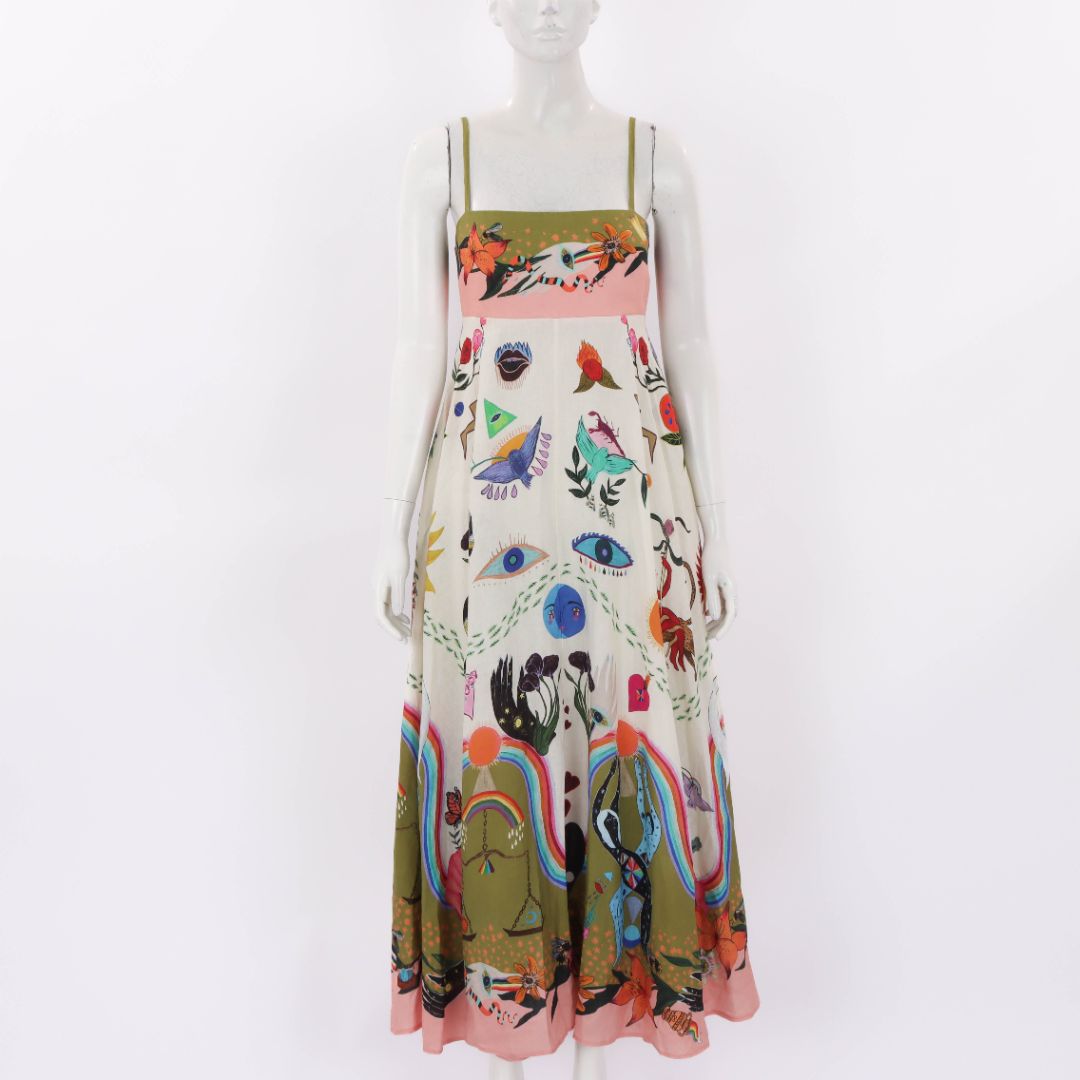 Alemais 'Evergreen' Sundress Size 10