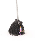 Stella McCartney Falabella Small Fringe Bead Bucket Bag