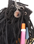 Stella McCartney Falabella Small Fringe Bead Bucket Bag