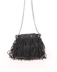 Stella McCartney Falabella Small Fringe Bead Bucket Bag
