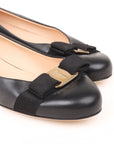 Salvatore Ferragamo Leather Vara Bow Flats Size 9.5