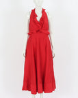 Rebecca Vallance Simona Cut Out Midi Dress Size 14