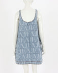 Aje Nostalgia Denim Mini Dress Size 14