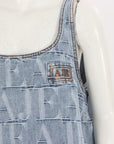 Aje Nostalgia Denim Mini Dress Size 14