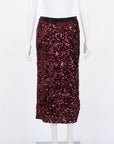 Rebecca Taylor Sequined Pencil Skirt Size L