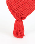 Sensi Studio Macrame Bag With Bamboo Handles