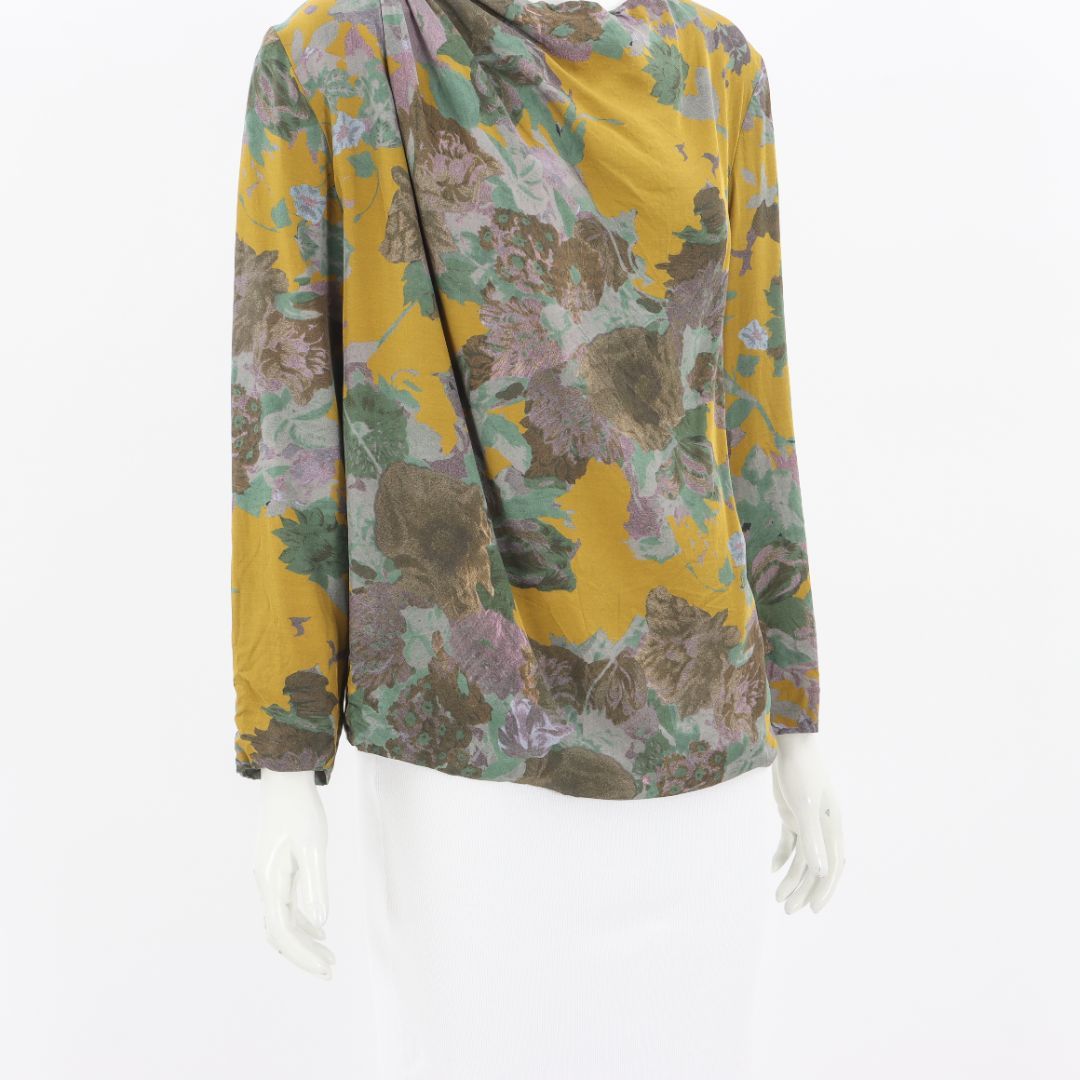 Dries Van Noten Printed Long Sleeve Top Size 38 | AU 10