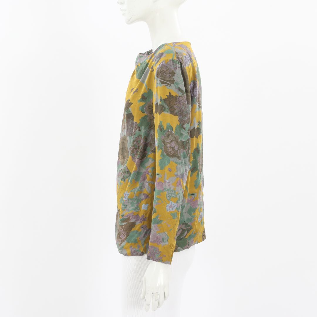 Dries Van Noten Printed Long Sleeve Top Size 38 | AU 10