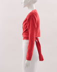 Scanlan Theodore Cashmere Tie Top Size Extra Small