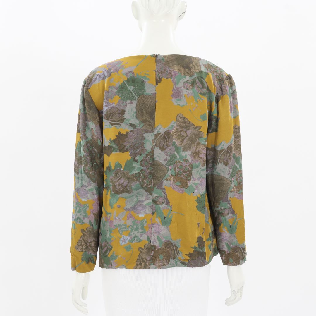 Dries Van Noten Printed Long Sleeve Top Size 38 | AU 10