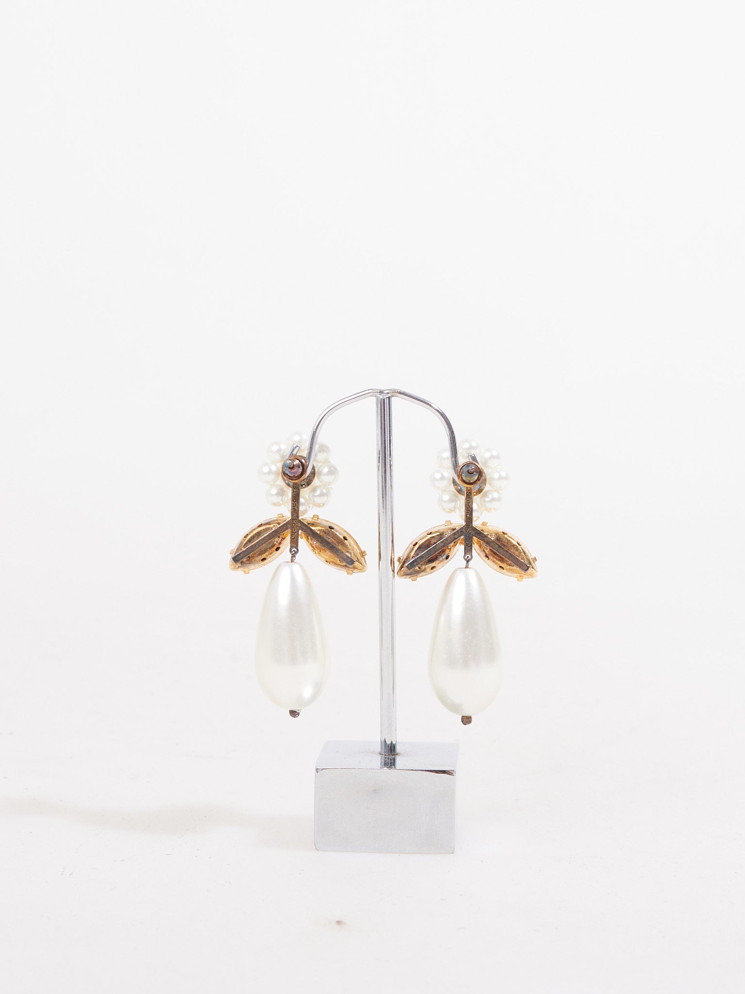 Simone Rocha Pearl Cluster Drop Earrings – Consigner's Closet