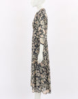 Ba&Sh Printed Midi Dress Size 3