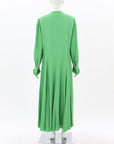 Chloe Pintucked Crepe Midi Dress Size FR 38 | AU 10