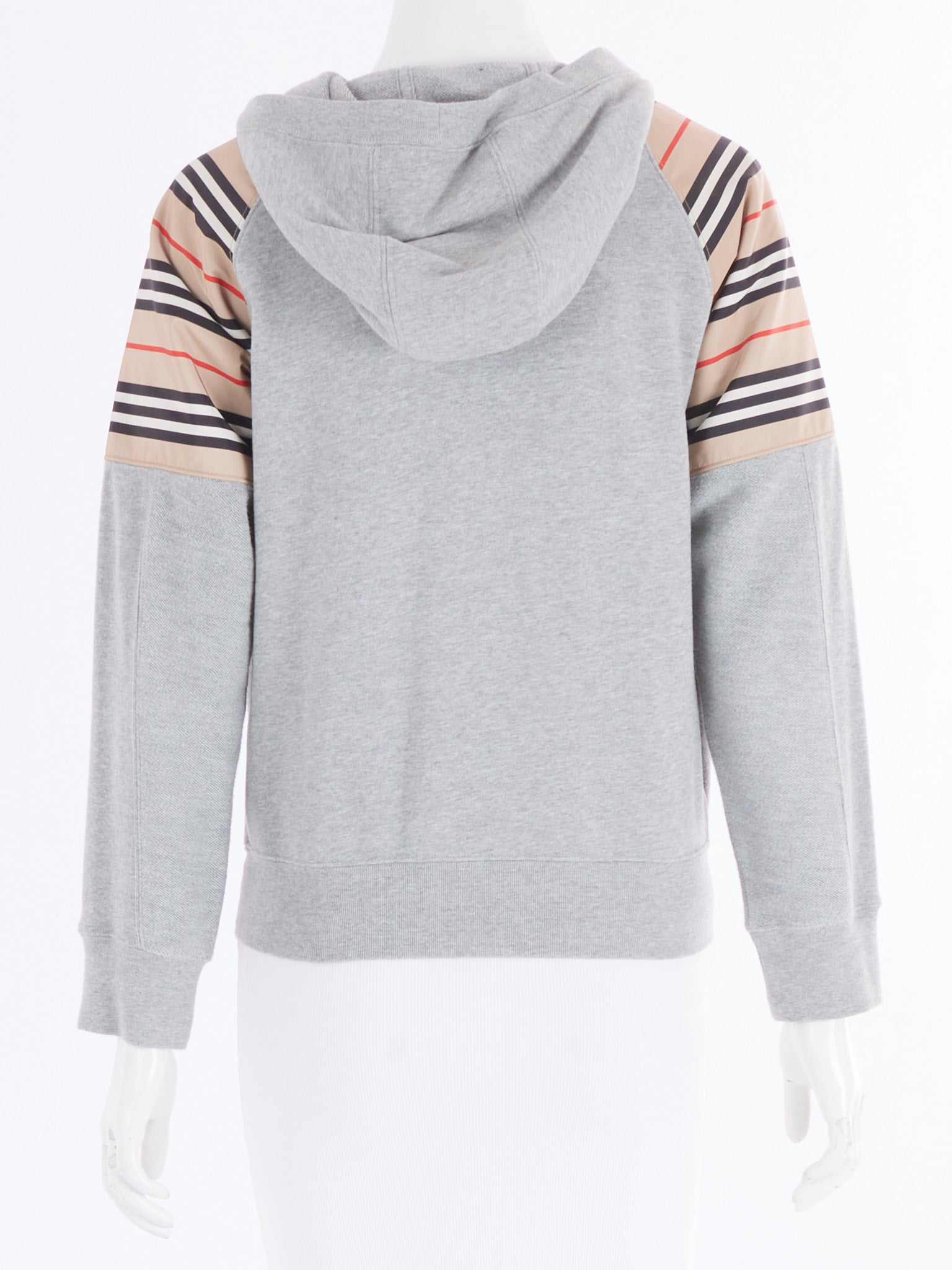 BURBERRY グレー ストライプ トレーナー 12Y Burberry Zip Up Hoodie Size 12Y – Consigner's Closet