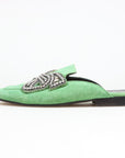Isabel Marant Velvet 'Follan' Embellished Loafers Size 37