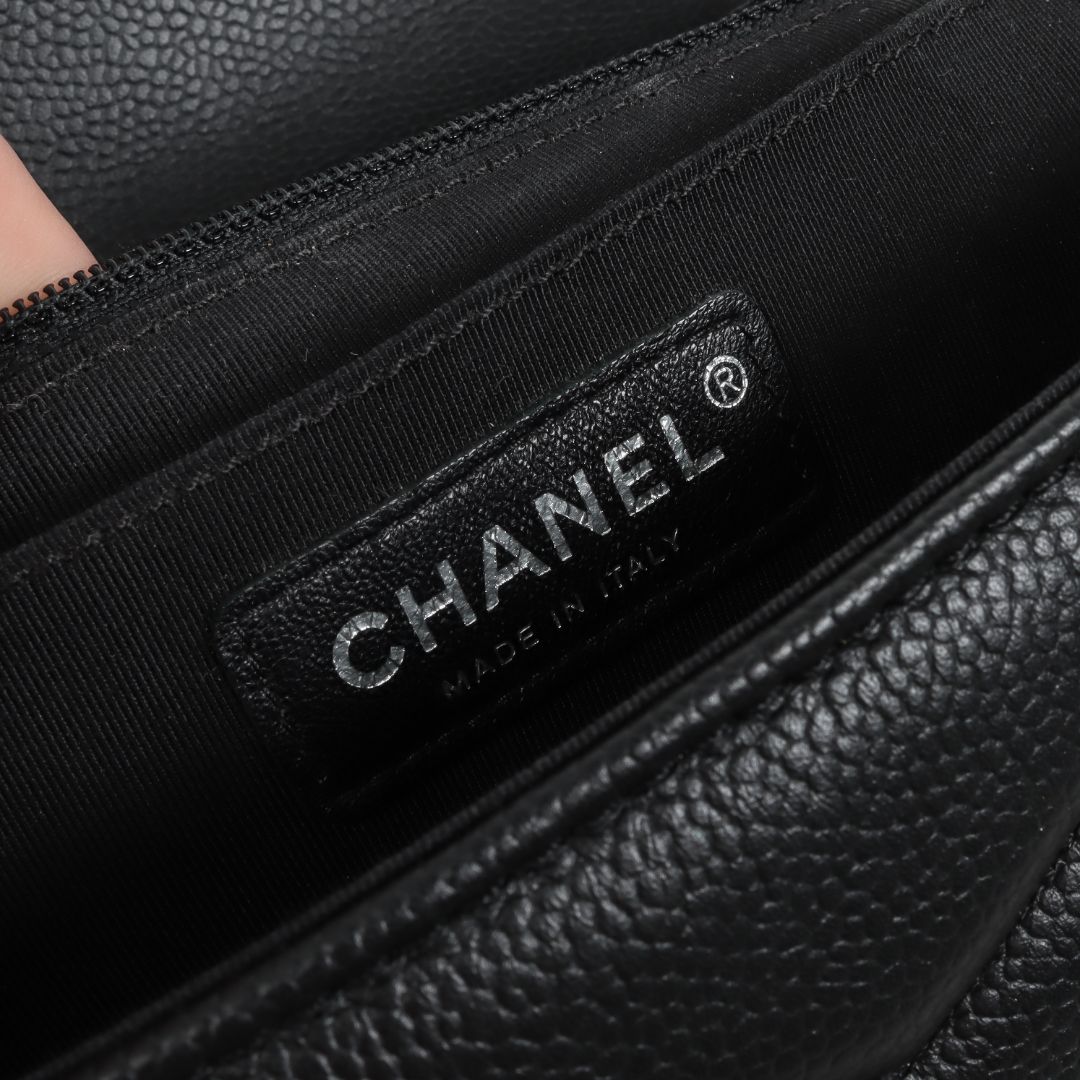 Chanel Medium Leather Chevron Quilted Flap Bag