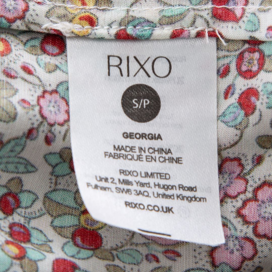 Rixo London &#39;Georgia&#39; Floral Midi Skirt Size Small