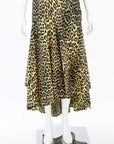 Ganni 'Bijou' Leopard Print Wrap Dress Size 38 | AU 10