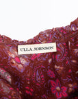 Ulla Johnson Renly Paisley Floral Silk Top Size US 2 | AU 6