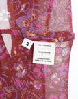 Ulla Johnson Renly Paisley Floral Silk Top Size US 2 | AU 6