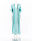 Jac + Jack Cotton Stripe Midi Dress Size 6