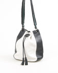 Strathberry X Collagerie Bolo Colourblock Large Leather Bucket Bag