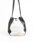 Strathberry X Collagerie Bolo Colourblock Large Leather Bucket Bag
