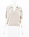 Lisa Yang Cashmere Knit V Neck Top Size 1