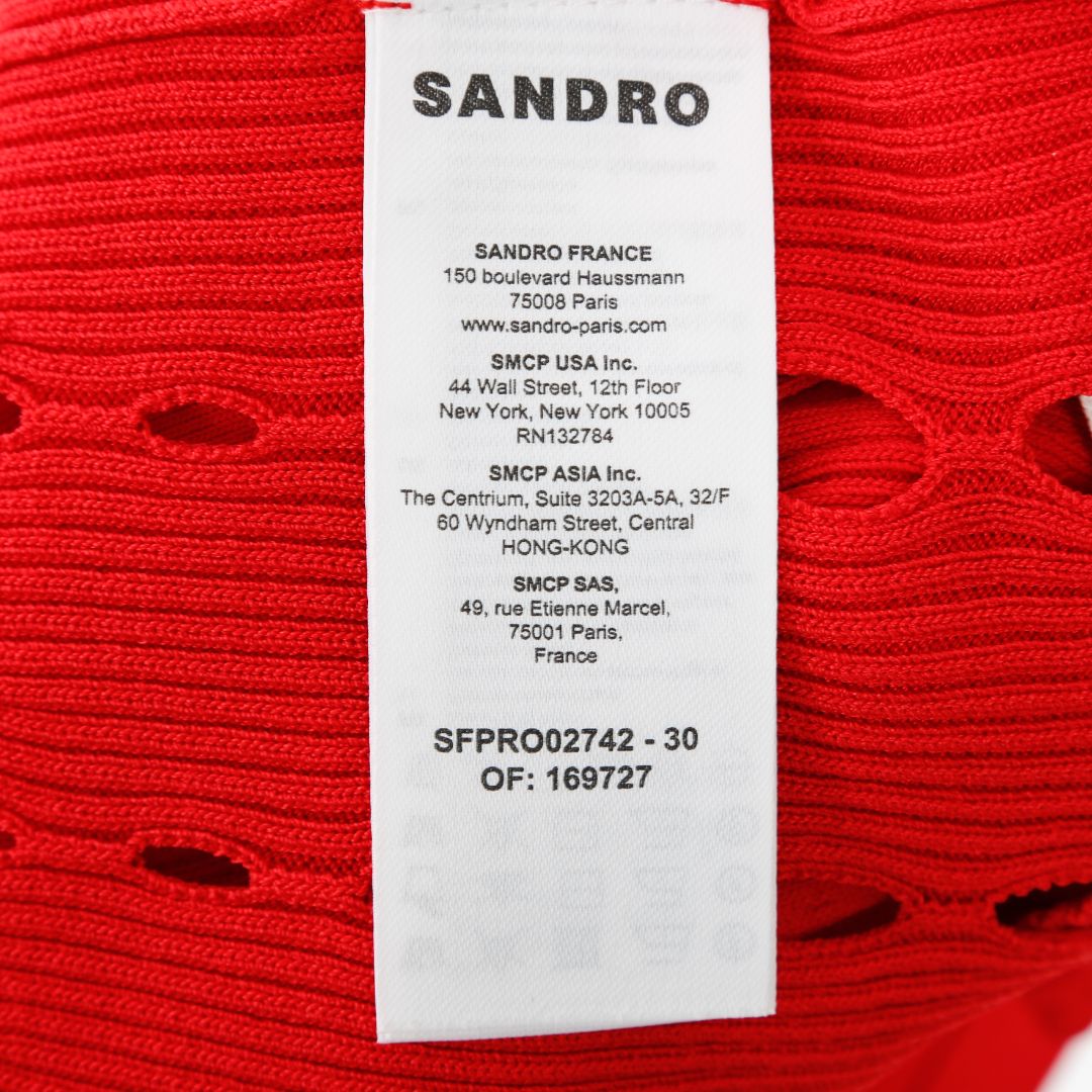 Sandro Teane Knitted Dress Size FR 38 | AU 10