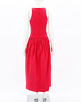 Esse Cotton Drop Waist Midi Dress Size 8