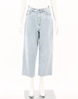 Zimmermann Wide Leg Cropped Jeans Size 1