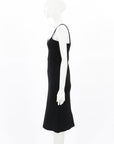 Scanlan Theodore Crepe Knit Bustier Midi Dress Size Medium