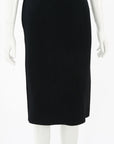 Scanlan Theodore Crepe Knit Bustier Midi Dress Size Medium