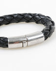 Prada Woven Saffiano Leather Bracelet