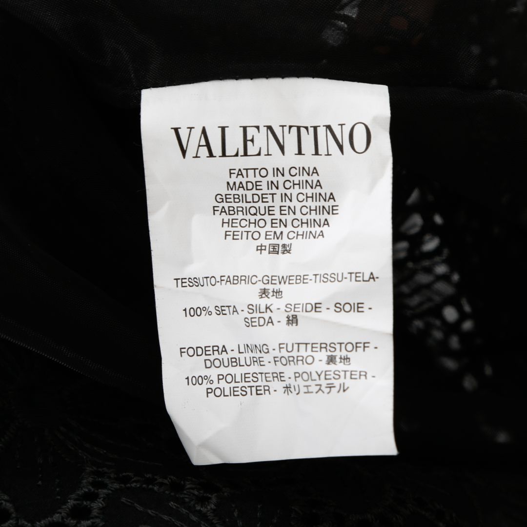 Red Valentino Lace Velvet Top Size Medium