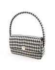 Anine Bing 'Nico' Houndstooth Shoulder Bag
