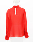 Carla Zampatti High Neck Top Size 12