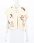 Stella Nova Ona Embroidered Vest Size S