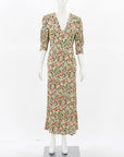 Rixo London 'Zadie' Floral Midi Dress Size Small