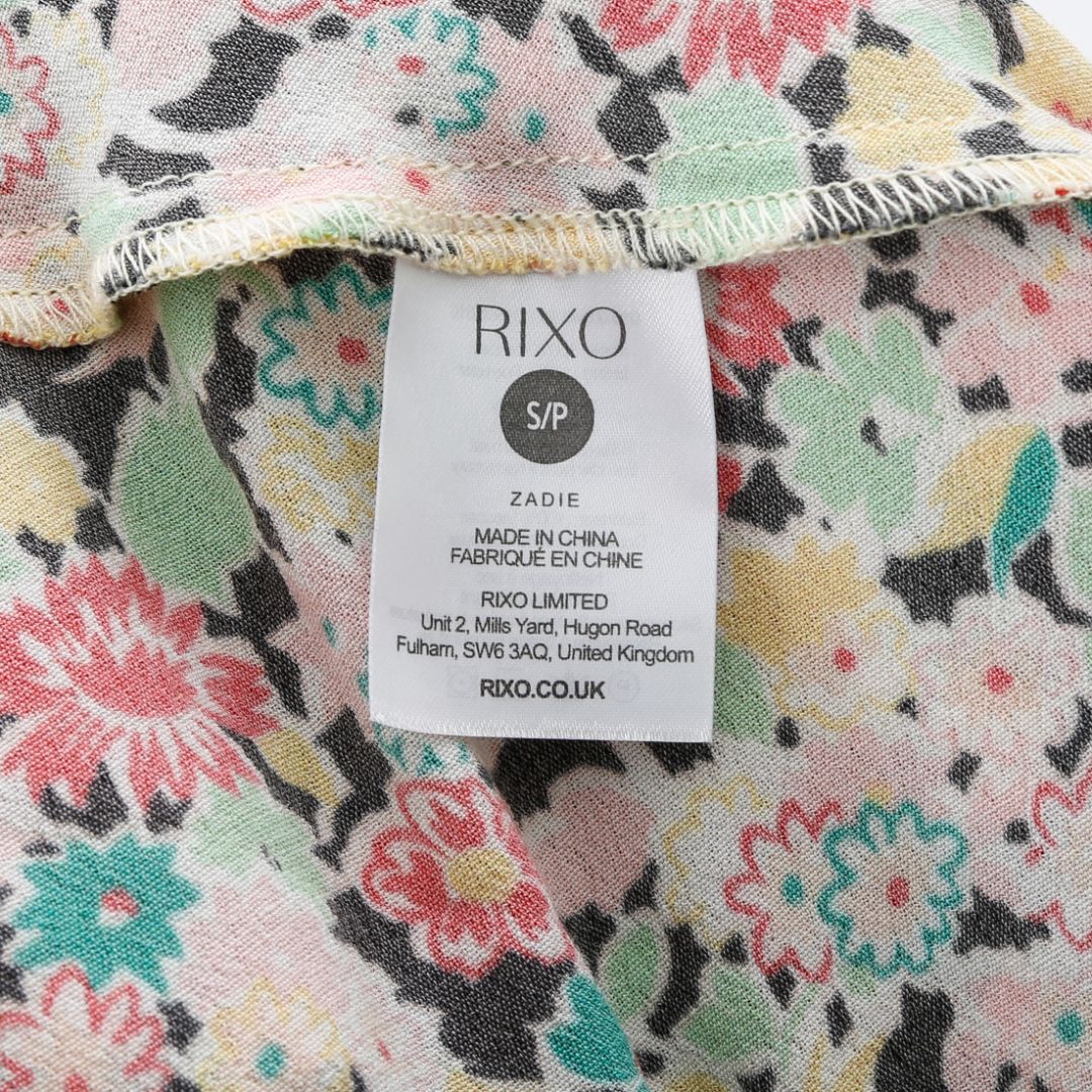 Rixo London &#39;Zadie&#39; Floral Midi Dress Size Small