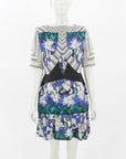 Peter Pilotto Silk Print Mini Dress Size 10