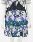 Peter Pilotto Silk Print Mini Dress Size 10